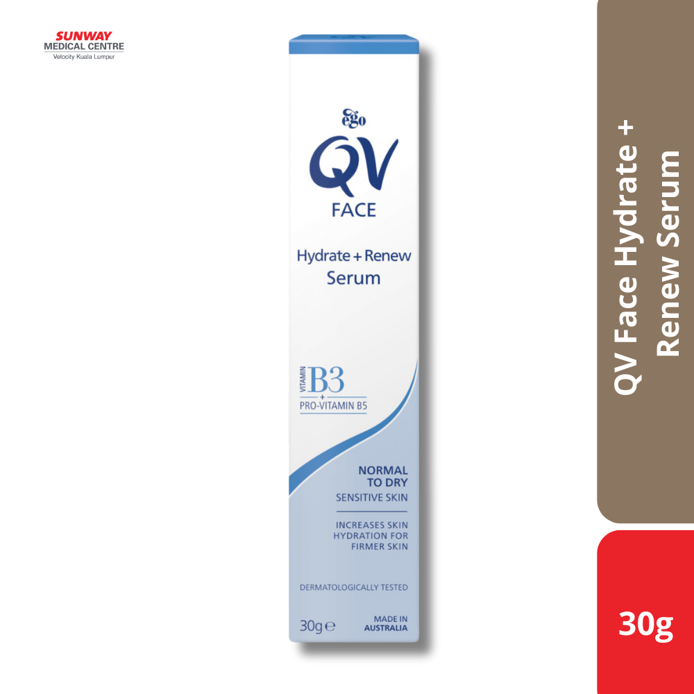 QV Face Hydrate + Renew Serum 30g