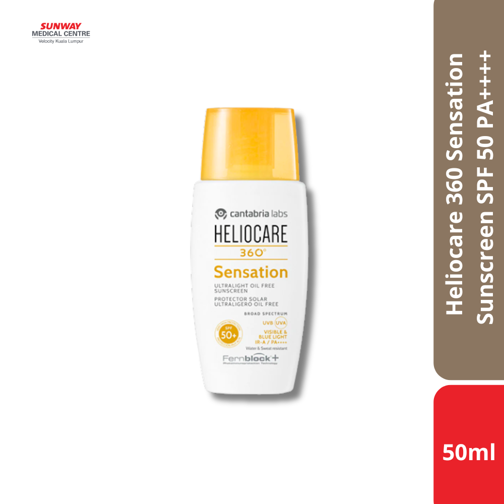Heliocare 360 Sensation Sunscreen SPF 50 PA++++ 50ml