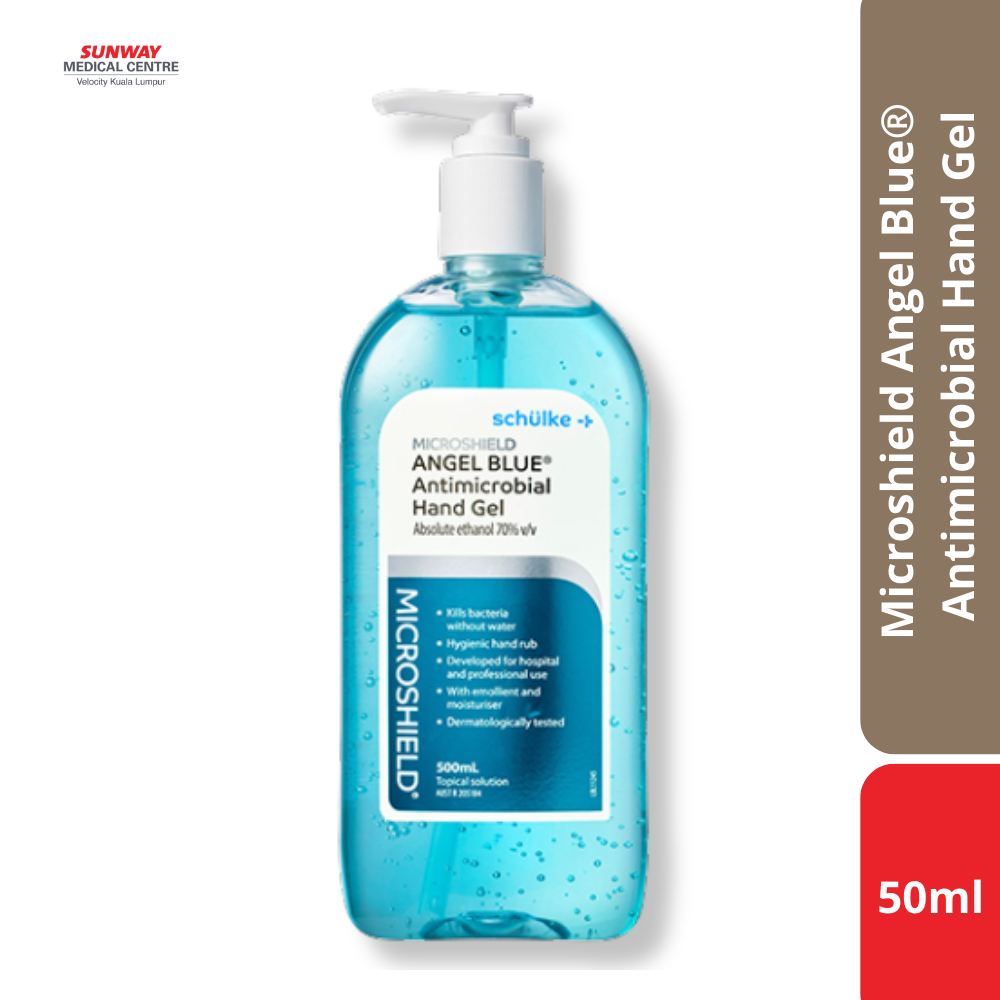 Microshield Angel Blue® Antimicrobial Hand Gel 500ml
